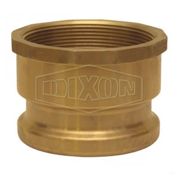 Fuel Delivery Tank Adapter, 4 in Nominal, FNPT, Brass, Domestic